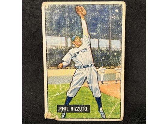 1951 BOWMAN PHIL RIZZUTO - HALL OF FAMER