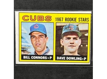 1967 TOPPS CUBS ROOKIE STARS BILL CONNORS & DAVE DOWLING