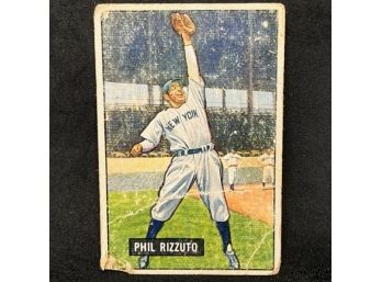 1951 BOWMAN PHIL RIZZUTO - HALL OF FAMER
