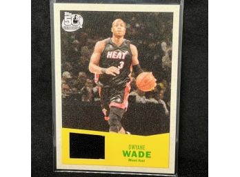 2007 TOPPS DWAYBE WADE RELIC 50TH ANNI