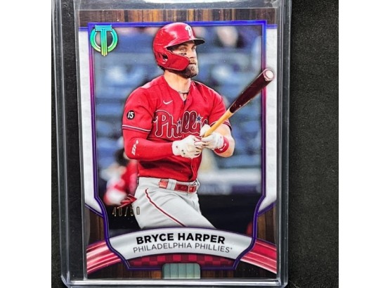 2022 TOPPS BRYCE HARPER SP ONLY 50 PRINTED