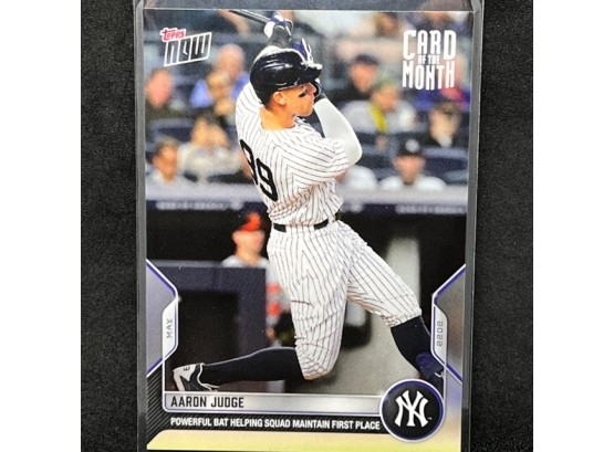 2022 TOPPS NOW CARD OF THE MONTH AARON JUDGE
