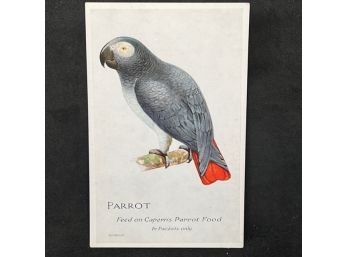 1920s CAPERN'S CLEAN BIRD FOODS - PARROT