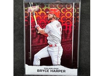 2021 PANINI FATHER'S DAY BRYCE HARPER RED DISCO SSP ONLY 25 MADE