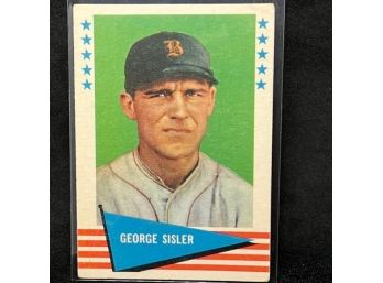 1961 Fleer Baseball Greats George Sisler