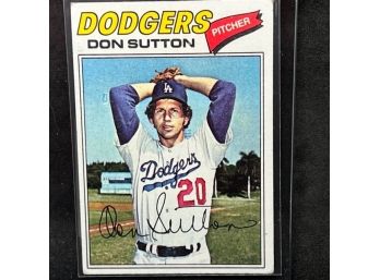 1977 TOPPS DON SUTTON HIGH NUMBER