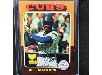 1975 TOPPS BILL MADLOCK ROOKIE CUP