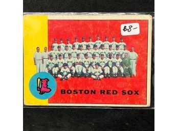 1963 TOPPS BOSTON RED SOX TEAM