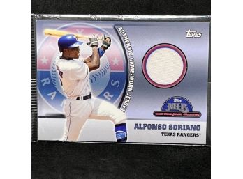 2005 TOPPS GAME-WORN ALFONSO SORIANO1