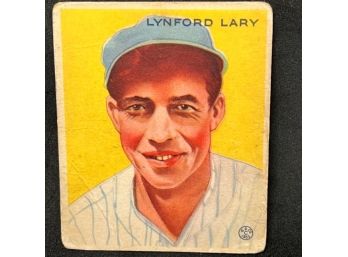 1933 GOUDEY LYNFORD LARY - LEAD LEAGUE IN STOLEN BASES