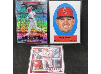 (3) MIKE TROUT CARDS