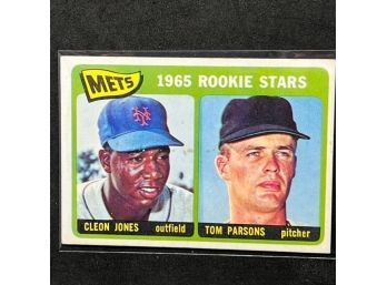 1965 TOPPS ROOKIE STARS CLEON JONES & TOM PARSONS