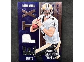 2014 CERTIFIED DREW BREES SHORT PRINT ONLY 50 PRINTED