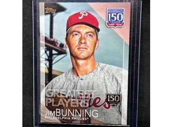 2019 TOPPS JIM BUNNING SP  ONLY 150 PRINTED