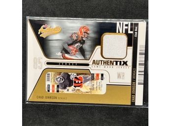 2004 FLEER AUTHENTIX CHAD JOHNSON GAME-USED JERSEY
