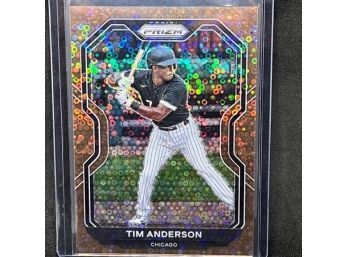 2021 PRIZM TIM ANDERSON SSP ONLY 40 MADE GOLD DISCO