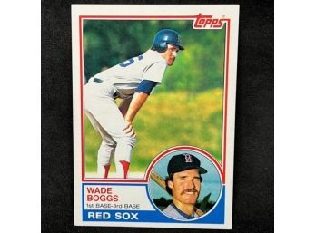 1983 TOPPS WADE BOGGS RC