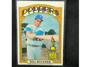 1972 TOPPS BILL BUCKNER ROOKIE CUP