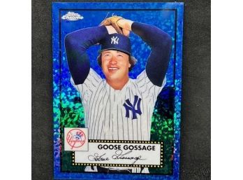 2021 TOPPS CHROME GOOSE GOSSAGE SHORT PRINT ONLY 199 MADE