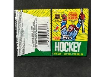 (2) 1990 TOPPS NHL HOCKEY SEALED PACKS
