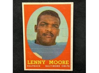 1958 TOPPS LENNY MOORE- HALL OF FAMER