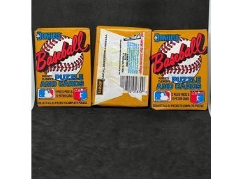 (3) 1987 DONRUSS SEALED PACKS MLB - CAME FROM HOBBY BOX AND LOADED