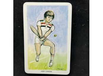1979 VENORLANDUS LTD OUR HEROES FLIK-CARDS JIMMY CONNORS - HALL OF FAMER