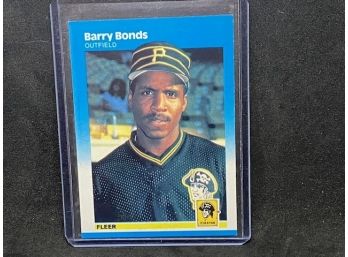 1987 FLEER BARRY BONDS ROOKIE CARD