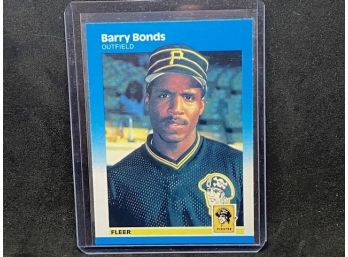 1987 FLEER BARRY BONDS ROOKIE
