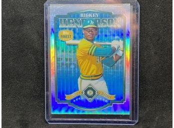 TOPPS FINEST REFRACTOR RICKEY HENDERSON VINTAGE TOOLS