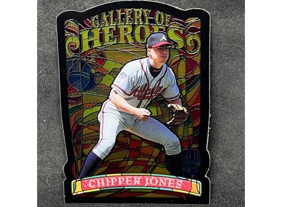 1998 TOPPS GALLERY STAINED GLASS GALLERY OF HEROES CHIPPER JONES