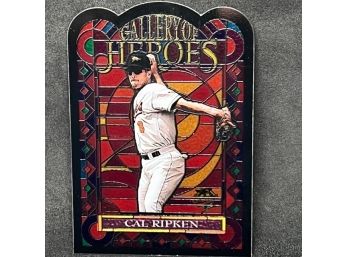 1997 TOPPS GALLERY STAINED GLASS GALLERY OF HEROES  CAL RIPKEN JR