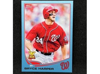 2013 TOPPS BRYCE HARPER GOLD CUP RC - BLUE