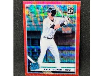 2019 OPTIC RATED ROOKIE KYLE TUCKER RED PRIZM RC