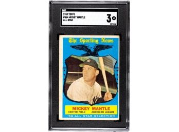 1959 TOPPS MICKEY MANTLE ALL-STAR