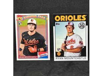 2021 TOPPS ARCHIVES AND TOPPS 35TH ANNI RYAN MOUNTCASTLE ROOKIE CARDS