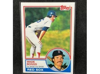 1983 TOPPS WADE BOGGS RC