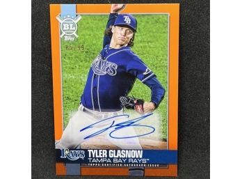 2021 TOPPS BL TYLER GLASNOW AUTOGRAPH SHORT PRINT - ONLY 99 PRINTED!