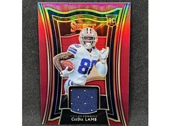 2020 SELECT CEE DEE LAMB RELIC RED PRIZM RC