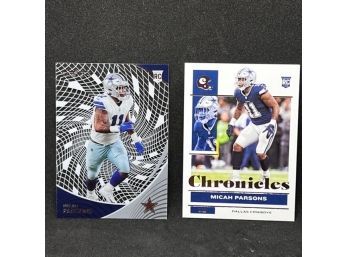 2021 CHRONICLES &  CLEAR VISION MICAH PARSONS ROOKIE CARDS