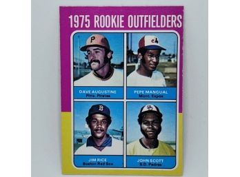 1975 O-PEE-CHEE ROOKIE OF JIM RICE RC