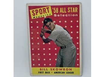 1959 TOPPS ALL-STAR BILL SKOWRON