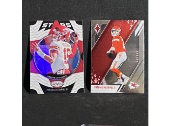(2) CERTIFIED AND PHOENIX PATRICK MAHOMES II CARDS