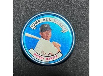 1964 TOPPS COIN MICKEY MANTLE