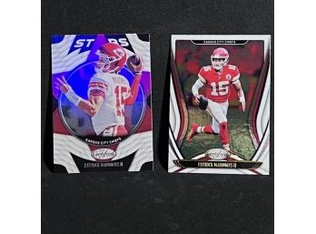 (2) CERTIFIED PATRICK MAHOMES II CARDS