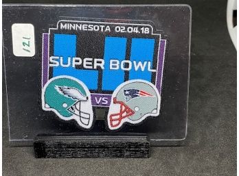 2018 OFFICIAL PATCH OF SUPER BOWL  LII PATCH