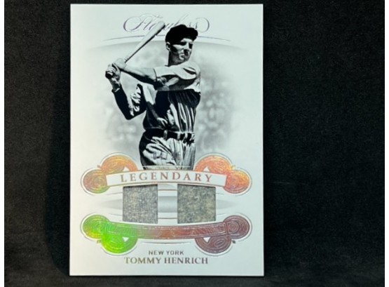 2019 PANINI FLAWLESS TOMMY HENRICH -GAME WORN SUPER SHORT PRINT TO 25
