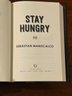 Stay Hungry By Sebastian Maniscalco SIGNED Edition