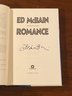 Romance By Ed McBain SIGNED First Edition