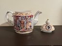 James Sadler 'fireside' Sherlock Holmes Ceramic Teapot Made In England